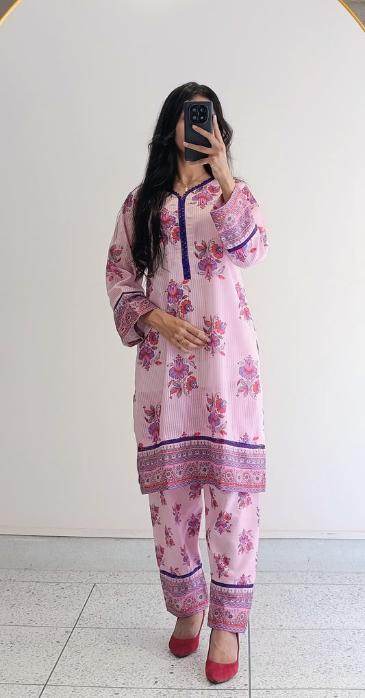 2 PC Soft Lawn (Stitched)