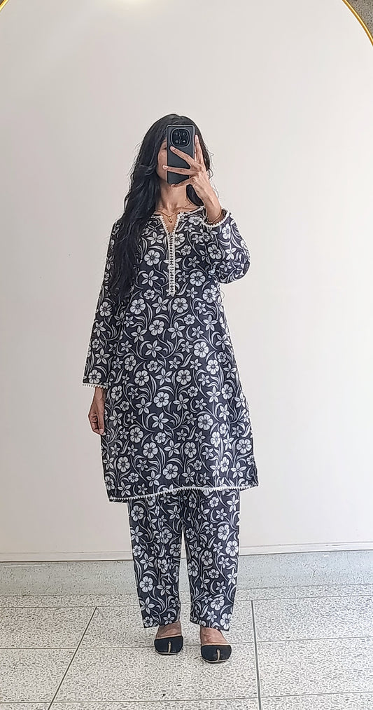 2 PC Soft Lawn (Stitched)
