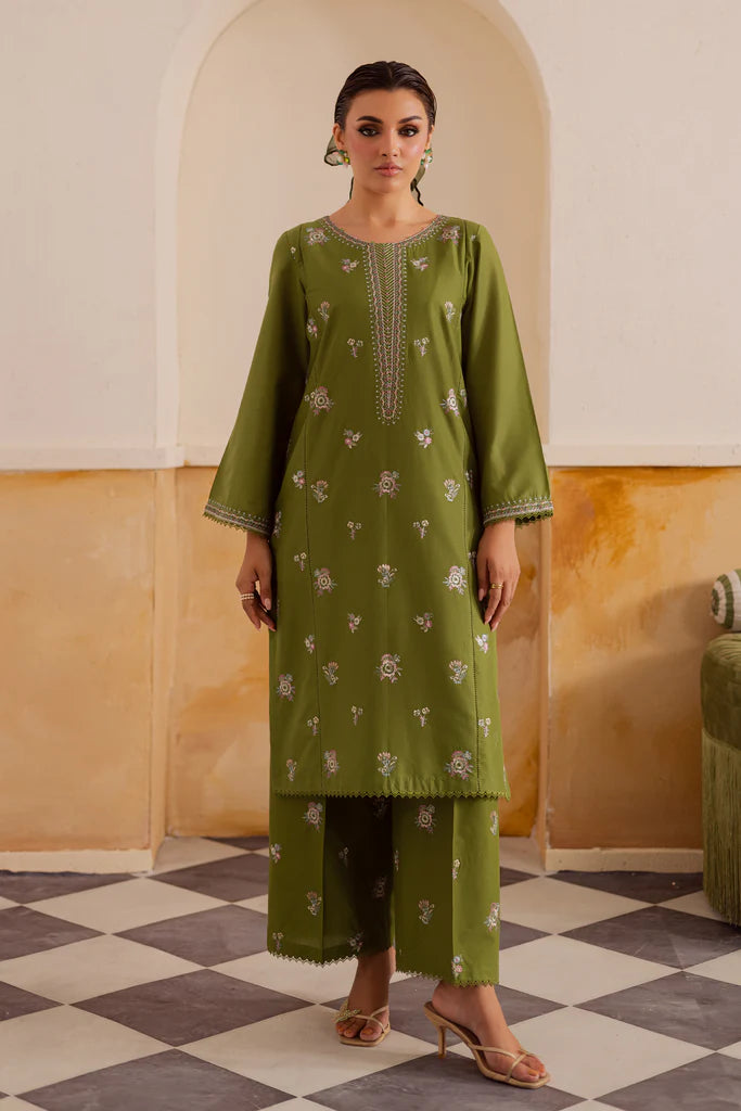 Zimal 2PC - Embroidered Stitched