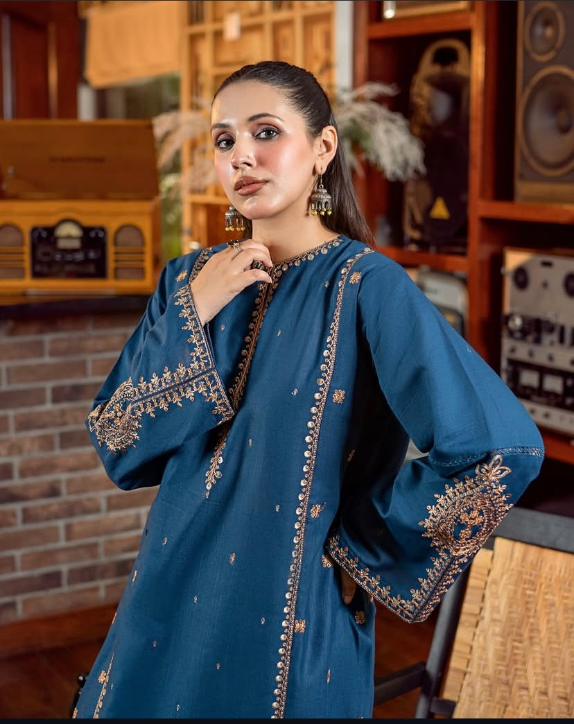Zaymal 2PC Embroidered