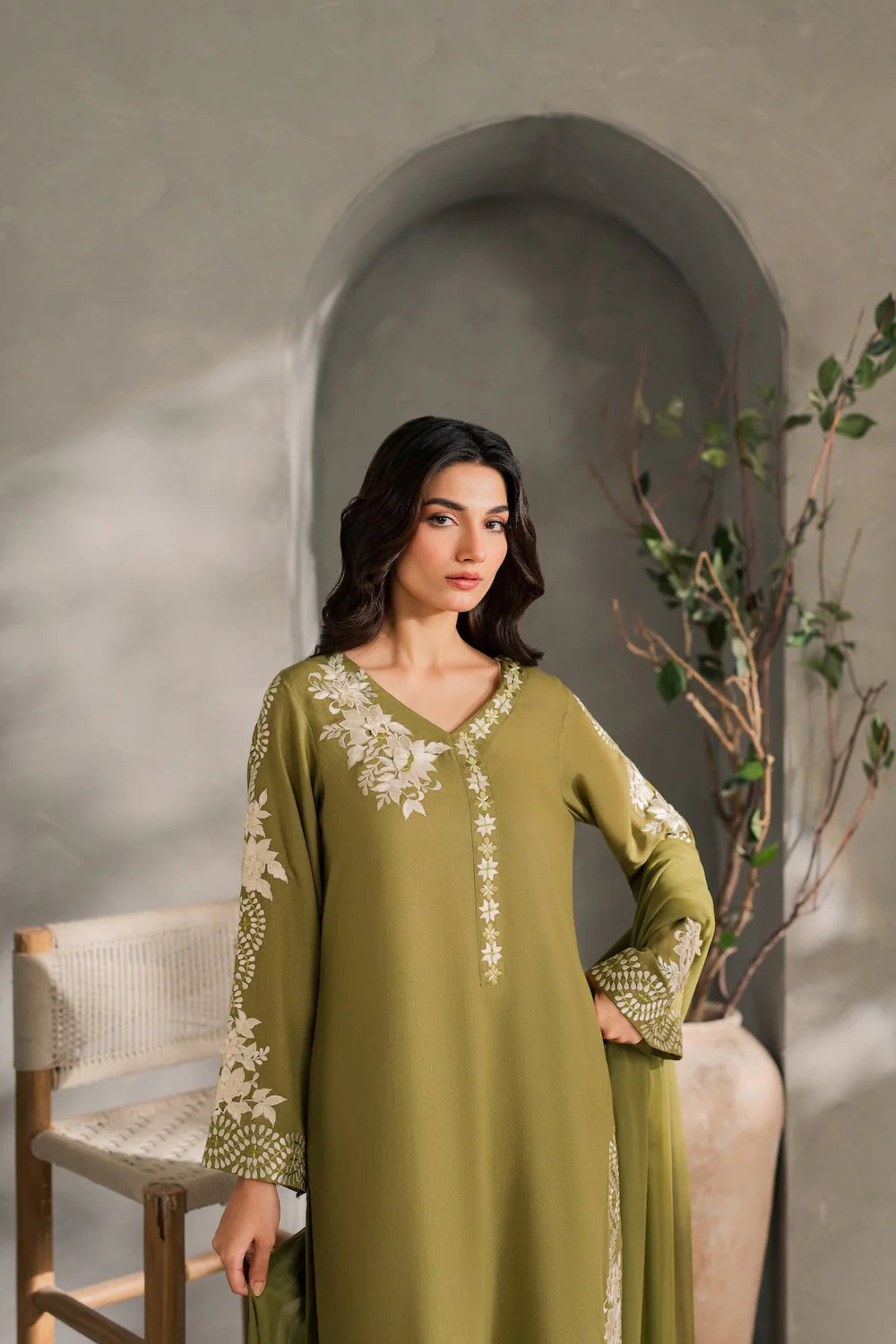 Sabrina - 3Pc Stitched