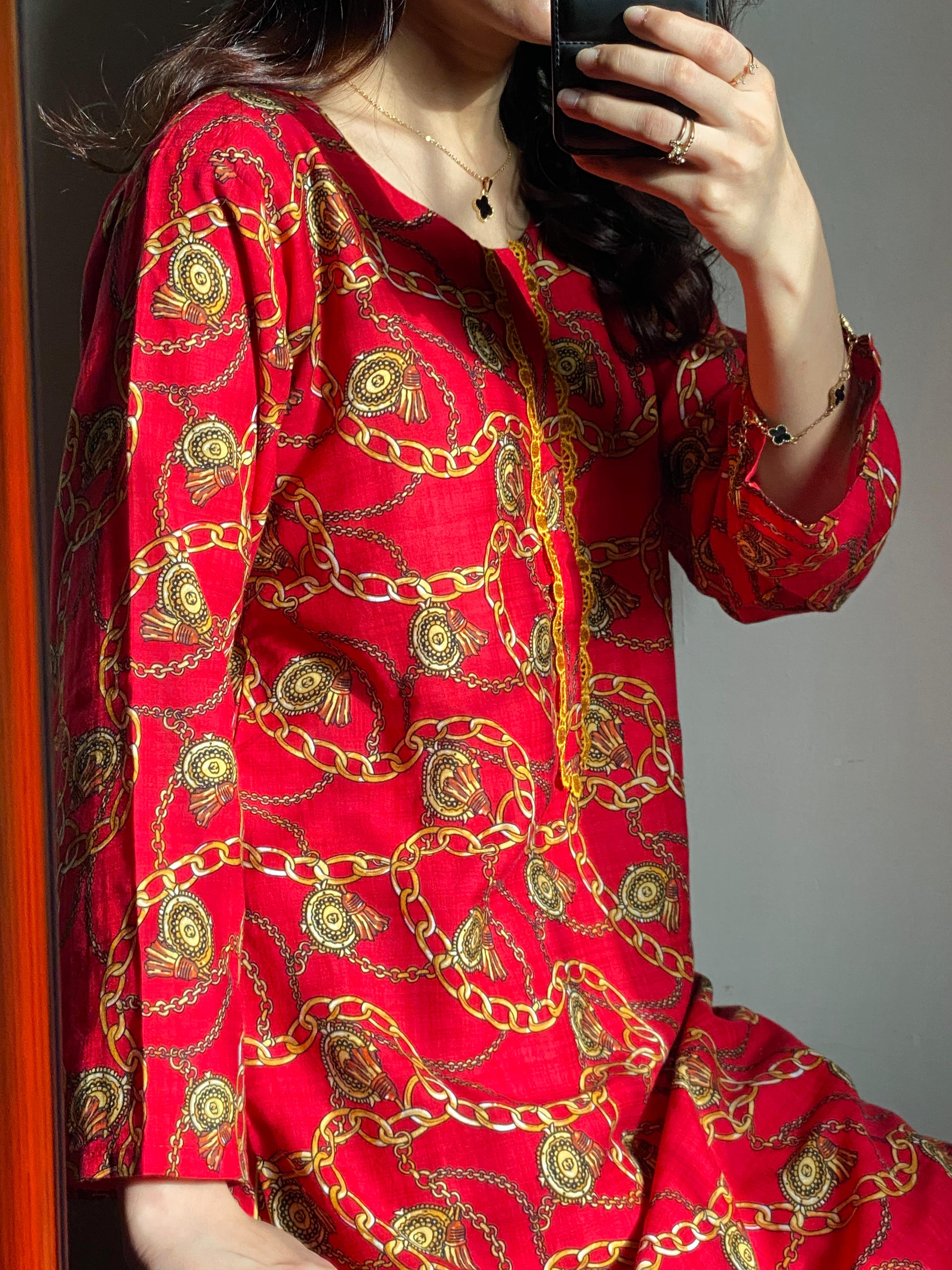 HAYAT 2 PIECE STITCHED