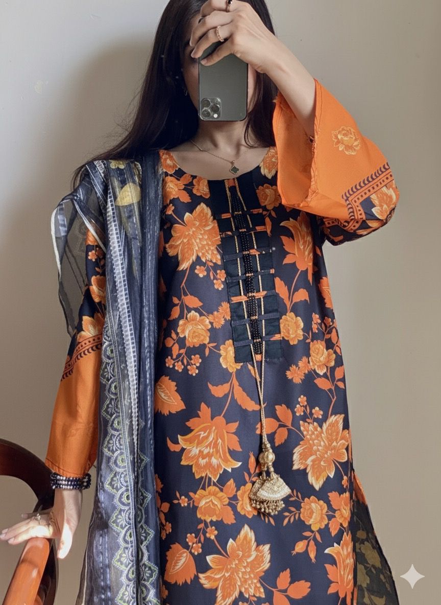 RANI 3 Pcs Stitched (UPTO 40% OFF)